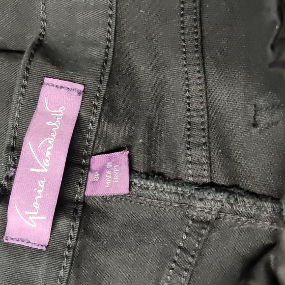 Gloria Vanderbilt Amanda Black Jeans High Rise Classic Tapered  Petite - Picture 9 of 16